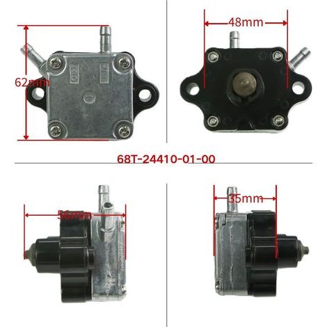Kraftstoffpumpe/Ölpumpe für Yamaha 4-Takt 20 PS Außenbordmotor 6AH-24410-01-00 (1/4)