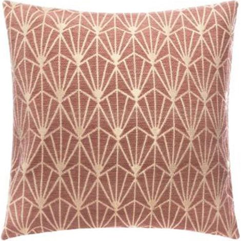 Housse de Coussin "Chen Una" 40x40cm Rose (1/4)