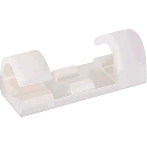 ORGANISATEUR DE CÂBLES SUR RUBAN 20 PIÈCES BLANC KD10080