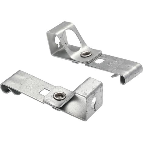 Bride M8, Epaisseur de la bride 1.5 5 mm, Charge maximum de 68kg ( Prix pour Paquet de 25 )