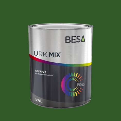Pot de peinture Polyuréthane / bi composant Vert Feuillage RAL 6002  Satin - 2,5 kg