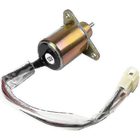 Électrovanne d'arrêt de carburant pour moteur Yanmar 12 V Takeuchi 1503es-12s5suc5s-subaoe (1/5)