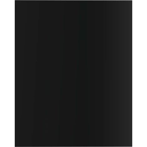 vidaXL Bibliotheksplatten 8 Stück schwarz glänzend Engineering Holz