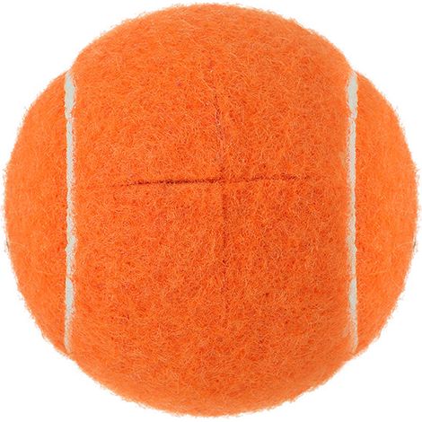 8 balles de tennis prédécoupées pour les pieds de meubles et les sols (orange)