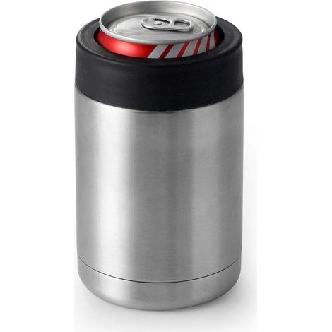 Refroidisseur De Canette - 1 Unité - Acier Inoxydable - Isolation Sous Vide - Pour Bière Et Soda - Compatible Porte-gobelet (1/5)