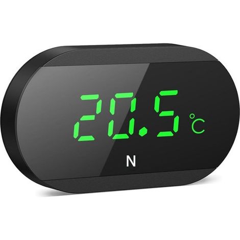 Longziming - Thermomètre numérique sans fil pour aquarium - Mesure de température de l'eau sans fil - Thermomètre numérique - Écran LED HD - Surveillance en temps réel - Installation sans fil - 1 pièc (1/5)