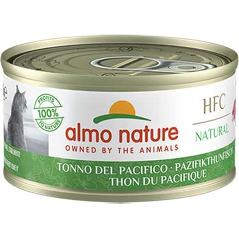 Almo Nature Gatto HFC Natural Lattina 70gr Tonno del Pacifico (1/2)