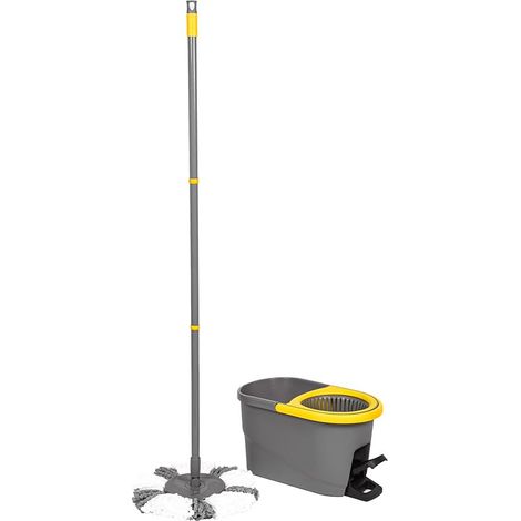 Secchio Mop Lava Pavimento Centrifuga Set Apex 12 L 85 cm (1/3)