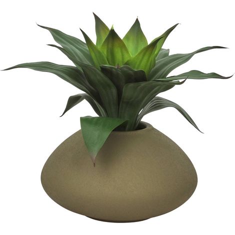 Planta artificial con jarrón Nyer - Atmosphera créateur d'intérieur (1/4)