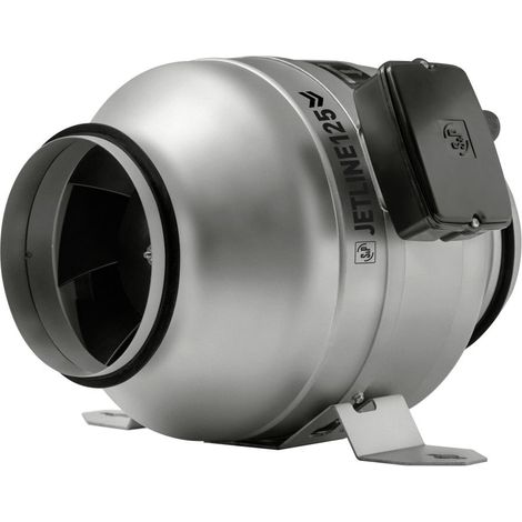 Ventilateur tertiaire inline 300 m3/h, D125, moteur ECM, régulé, boîte à bornes S&P (UNELVENT) 246001