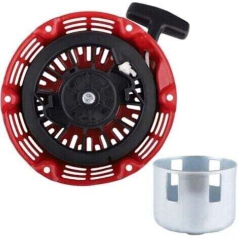 Lanceur pour Moteur Honda GX120 GX160 GX140 GX200 5.5HP 6.5HP, Démarrage à Rappel &43 Tasse de Démarrage Pièces de Rechange Recoil Starter Tirez Le Démarreur, (1/4)