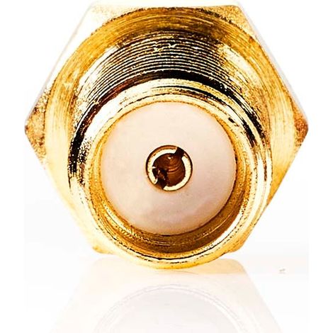 Adaptador SMA  SMA hembra  TS9  Bañado en oro  50 ohmios  Recto  Cobre  Dorado  2 unidades  Caja (1/4)