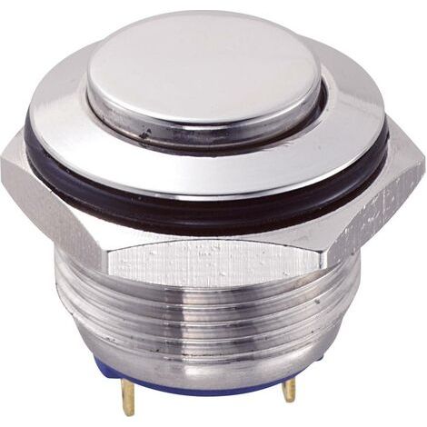 BOUTON-POUSSOIR ANTIVANDALISME TRU COMPONENTS GQ16H-10/J/S 701843 48 V/DC 2 A 1 X OFF/(ON) IP65 À RAPPEL 1 PC(S) (1/4)