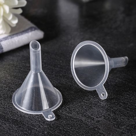 entonnoirs en plastique, mini-entonnoirs, entonnoirs pour sous-emballage cosmétique (1/5)