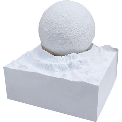 Veilleuse lunaire 3D rechargeable par USB (1/5)