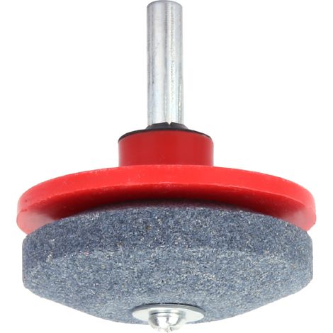 Affûteuse de lames de tondeuse à gazon pour jardin, outil de meulage pour perceuse électrique (rouge) (1/5)