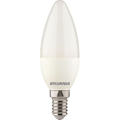 Bombilla Led TOLEDO Vela Satinada regulable E14 4.5w 2700K SYLVANIA 0029367 (1/3)