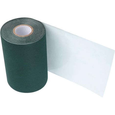 Ruban de Couture pour Gazon Artificiel 5Mx15CM Autocollant Tissu Rejoignant Autocollant de Jardin pour Fixation de Gazon synthétique pour Tapis de pelouse (Vert) (1/5)