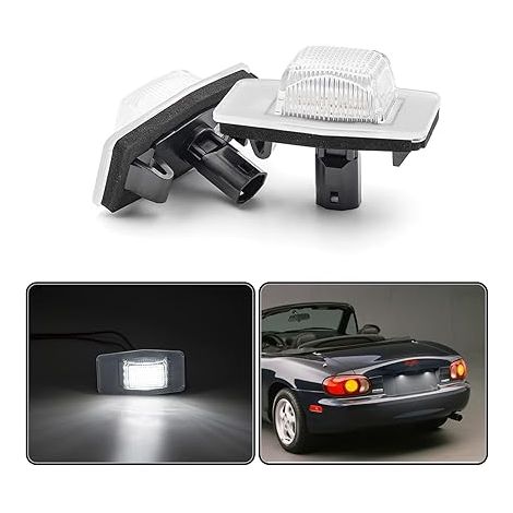 éclairages de plaque d'immatriculation pour Miata MX-5 NB Protégé MPV Tribute Escape Mariner (1/5)