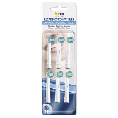 RECAMBIO CEPILLO COMPATIBLE 6UD. TME
