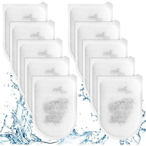 Fentar Lot de 10 Cartouches Filtrantes Charbon pour EasyCrystal Filter Pack C600, Cartouche de Filtration pour Aquarium avec Charbon Actif (1/5)