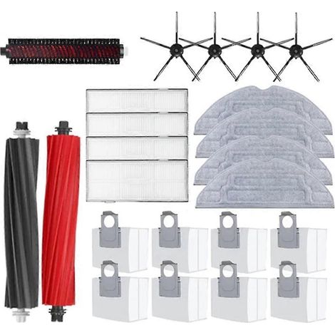 Accessoires pour aspirateur robot Roborock S8 Pro Ultra S8 Plus : sacs, brosse latérale, filtre et pièces détachées. (1/5)