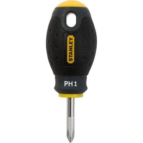 Tournevis boule cruciforme PH2 - diamètre 6 mm - Lame 2,5 cm - Stanley Fatmax