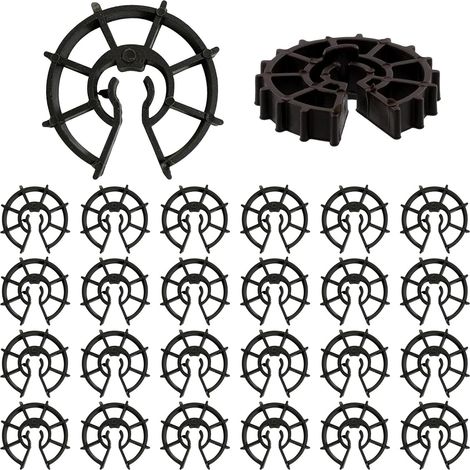 Rebar Shims mm, Vertical Fastening Formwork Accessory Clip Plastic Reinforced Slab Reinforcement for Concrete Iron Diameter to Coating (1/5)