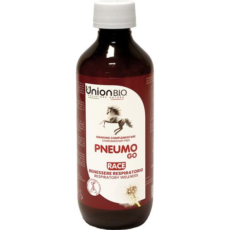 PNEUMO GO mangime complementare con estratti vegetali con proprietà antisettiche e balsamiche 200ml