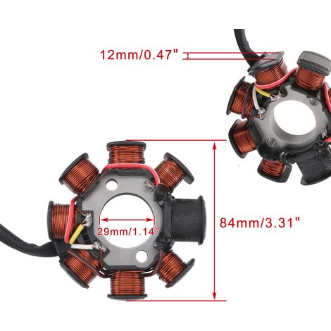 Rectifier generator paper pad version 2 stator coil compatible with KTM 250/300 XC EXC 17-19 (1/4)