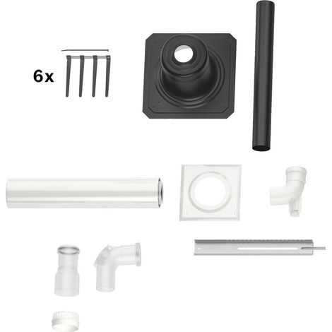 Bosch Abgaszubehör FC-Set60-B53 Grundbausatz B53, d:60, 7738112781