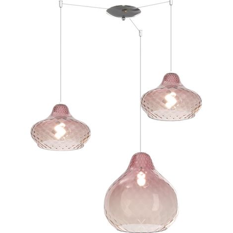 Lustre en verre coloré top light dress 1191 cr s3 smix ru e27 led plafonnier moderne