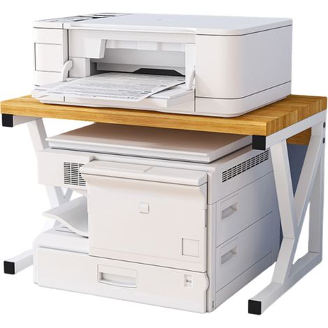 TMISHION organisateur d\'étagère de comptoir Support de four à micro-ondes en bois 2 couches étagères de rangement étagères de (1/4)