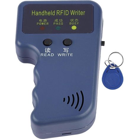Ce copieur/lecteur/enregistreur RFID portable pour contrôle d'accès par clonage utilise un algorithme économe en énergie, est un mini appareil RFID portable et est conçu de manière ergonomique. (1/5)