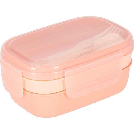 Lunchbox mit fachern 1900ml aprikose