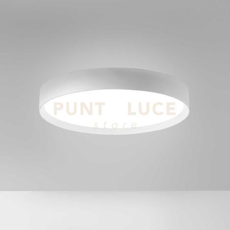 AVA P/M - PLAFONIERA IN ALLUMINIO BIANCO A LED 3000-4000K 4600-4700LM 60W DIMMERABILE D.60CM