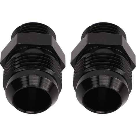 Adaptateur AN10 vers AN12 mâle lot de 2, raccord flexible pompe à carburant AN920 avec joint torique, 12 mm vers 10 mm (1/5)