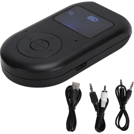 Adaptateur Audio Bluetooth 5.0 Émetteur Récepteur 2 en 1 avec Affichage LCD et Mains Libres (1/5)
