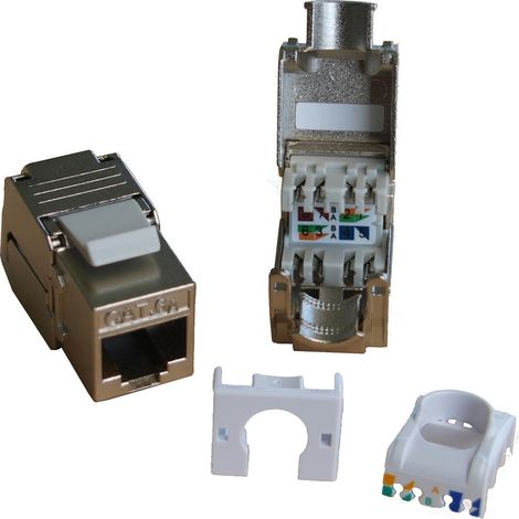 Prise Keystone, Cat. 6A, assemblage sans outil