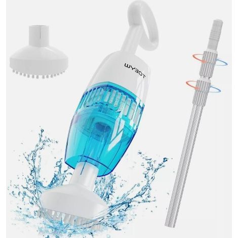 Hyson 100 Akku-Handstaubsauger für Aufstellpools und Whirlpools, schnelle Reinigung von Boden, Stufen und Ecken