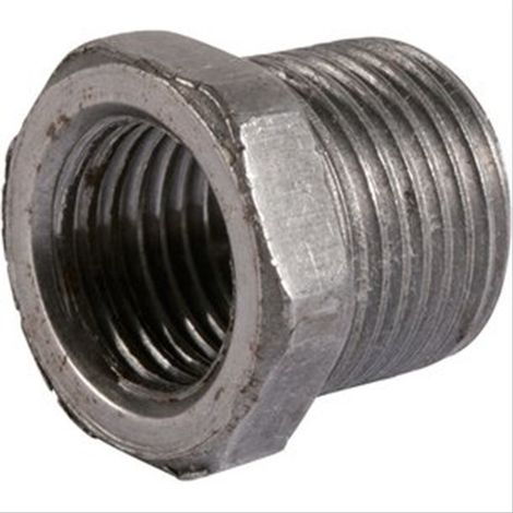 Lot de 10 réductions fonte noire à visser mâle 3/8'' (12/17) - femelle 1/4'' (8/13)