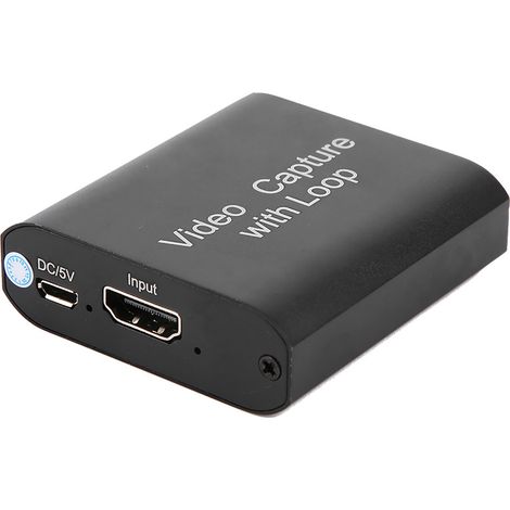 Carte d'acquisition vidéo HDMI HD en direct USB vers HDMI avec sortie en boucle (1/5)