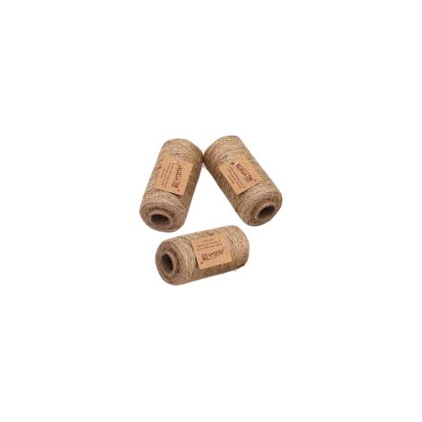 Spago di iuta, diametro 1 mm x 100 m, 3 pezzi per confezione (1/5)