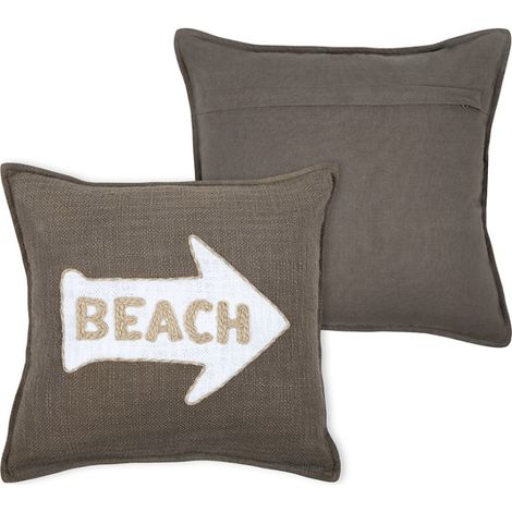 Coussin Arcachon Taupe Confort Intérieur Et Extérieur - Stof