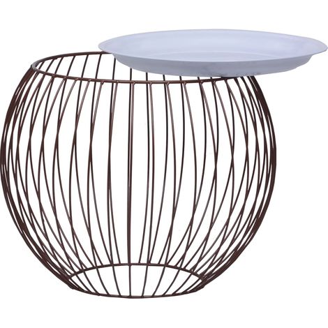 Maison Exclusive - Couchtisch Golden Ø 41 cm