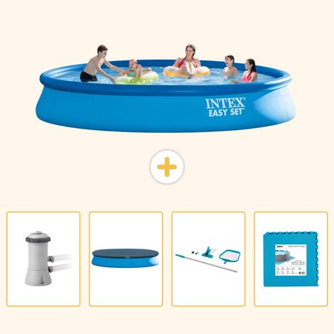 Intex Piscine Easy Set Ronde - 457x84 cm - 5-pièces S191 (1/5)