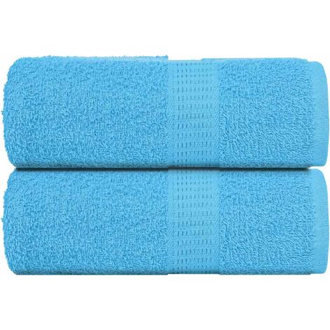 Filiyano-Serviettes d'invités FROGN, lot de 2, turquoise, 30 x 50 cm, 360 g/m² (1/5)