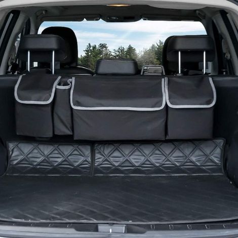Organisateur de voiture, rangement de coffre et organisateur de coffre offrent de nombreux rangements. Utilisez votre organiseur de chargement Rücksitz et obtenez votre coffre-fort gratuit (1/5)