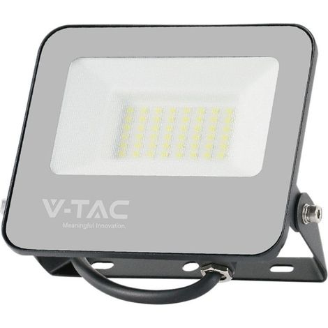 Faro LED 30W con Telecomando e Driver IC Integrato Colore Nero e Grigio Satinato RGB+6500K IP65 (1/5)