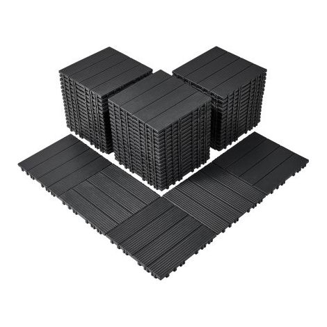 Dalles de Terrasse Emboîtables - Lot de 54 Revêtement de Sol (1/5)